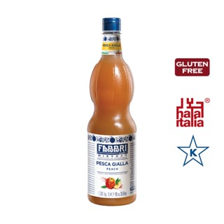 น้ำเชื่อม Fabbri Mixybar Peach Syrup 1000ml รสพีช