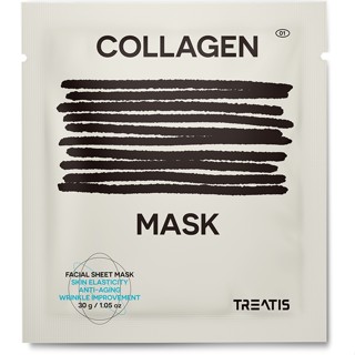 ✨ของขวัญฟรี★ตัวอย่างฟรี✨Treatis Collagen Mask 8ชิ้น