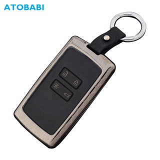 ATOBABI Galvanized Alloy Car Key Cases For Renault Clio Talisman Megane Scenic Kadjar Captur Koleos Smart Remote Fob She