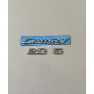 โลโก้ CAMRY 2.0 G สีเงิน ราคาต่อชิ้น