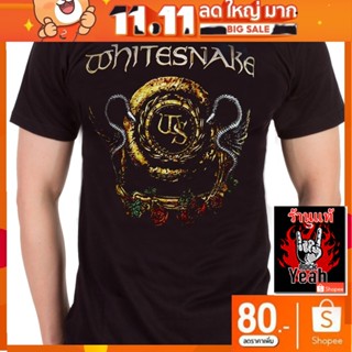 เสื้อวง WHITESNAKE เสื้อใส่สบาย Rock เสื้อวินเทจ ไวท์สเนก RCM1174