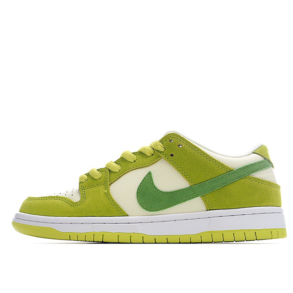Nike SB Dunk Low "Green Apple" Apple Green SB Low Top Sports รองเท้าผ้าใบลำลอง
