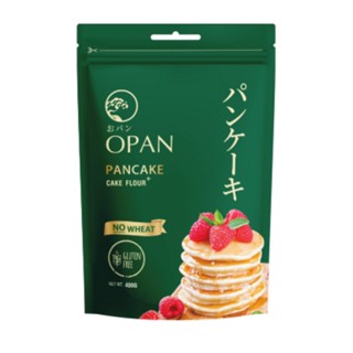 OPAN Pancake Flour Gluten Free 400 g โอปัน แป้งแพนเค้ก ปราศจากกลูเตน อาหาร วัตถุดิบสำหรับทำขนม  แป้งสำเร็จรูป