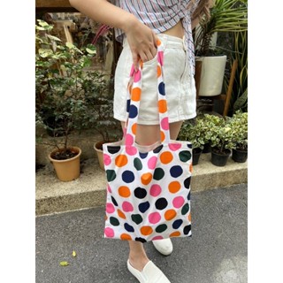 POLKADOT BAG (สีน้ำชมพูส้ม)