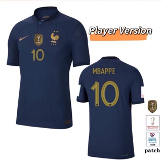 เสื้อกีฬาแขนสั้น ลายทีมชาติฟุตบอล Player Issues-2022-23 France ไซซ์ S-2XL 22-23