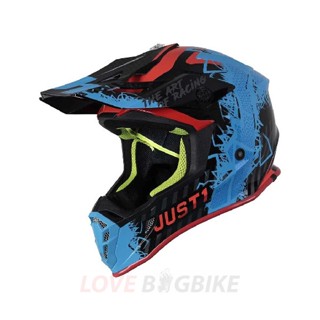 JUST1 J38 MASK BLUE RED BLACK GLOSS