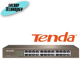 สวิตช์ Tenda 24-Port 10/100 Switch (TEF1024D) ประกันศูนย์ เช็คสินค้าก่อนสั่งซื้อ