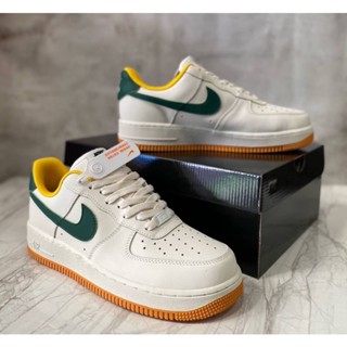 Nike Air Force 1 07 Lv8 (size37-45) White Green Yellow