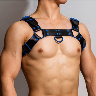 D.M | Armored Body Harness รัดกล้าม รัดกล้ามหนัง เปิดก้น slave master นาย ทาส