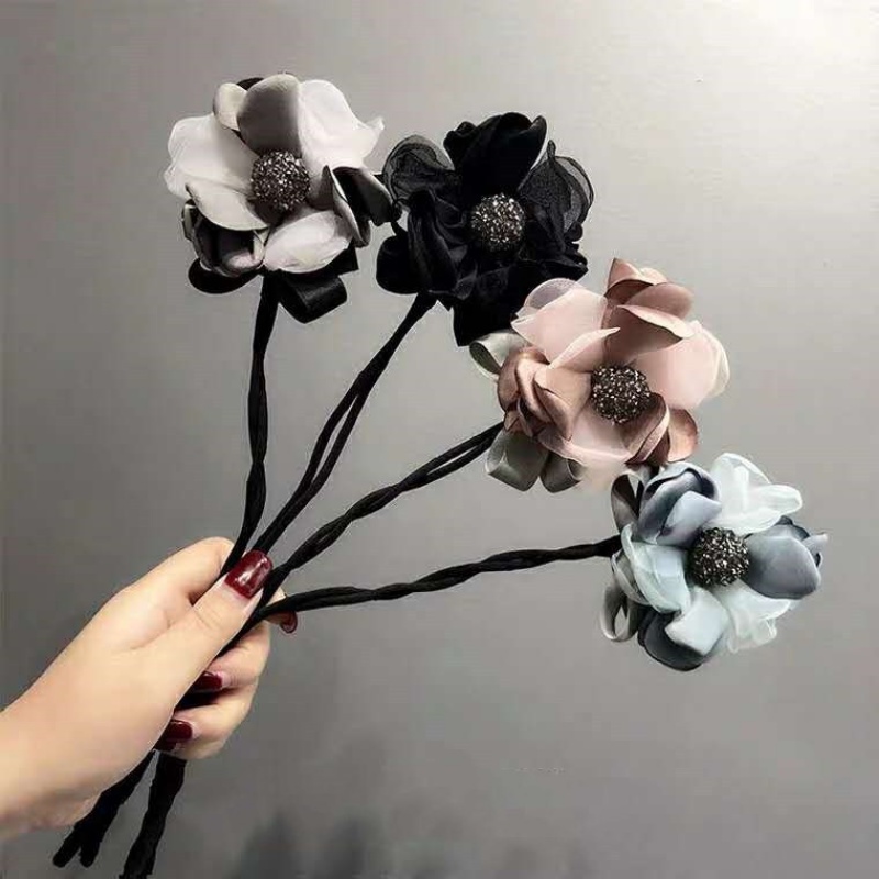 แฟชั่นผู้หญิง ลูกไม้ ดอกไม้ เครื่องม้วนผม เกาหลี DIY หัวบอล ดัดผม เหล็ก เครื่องมือจัดแต่งทรงผม ย้อนยุค ผ้ามุก กิ๊บติดผม เครื่องมือทําผม ติดผม โบว์ กิ๊บติดผม เครื่องประดับ