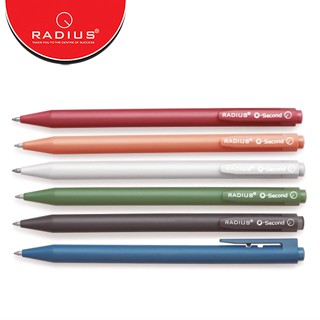 RADIUS ปากกาเจล O-SECOND CLASSIC 1 แท่ง หมึกสีน้ำเงิน คละสี