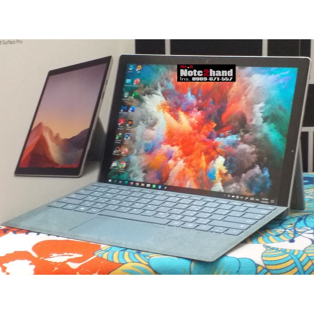 โน๊ตบุ๊คมือสอง Microsoft Surface Pro 7 Core i5-1035G4 จอทัชสกรีน12.3” แรม 8+SSD 128+วินโดว์แท้