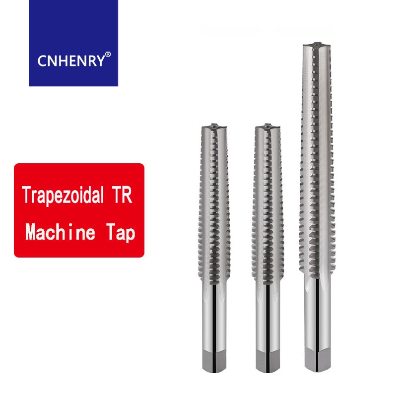 TR8-TR16 ซ้าย/ขวามือเครื่อง Trapezoidal Tap HSS Plug Tap สกรูแตะเจาะเครื่อง Thread Tap
