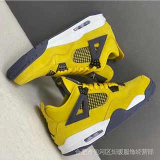 【GD Batch】รองเท้าผ้าใบ Air Jordan 4 “Lightning” CT8527-700 AJ4 US7.5--13 3GUC