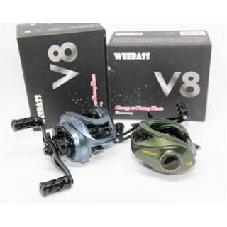 NEW!!! WEEBASS V8 รอกหยดน้ำหน่วงแม่เหล็กรุ่นใหม่2022 มีกิ๊กเสียงปลาลาก