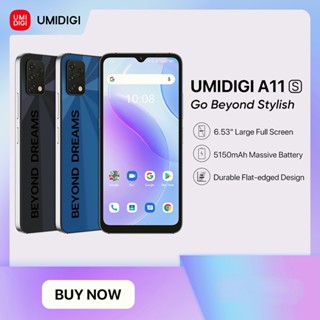 [In Stock] UMIDIGI A11S Global Version Smartphone 4GB 32GB 5150 mAh 16MP Triple Camera 6.53&amp;quot; HD+ Large Full Display Cellphone