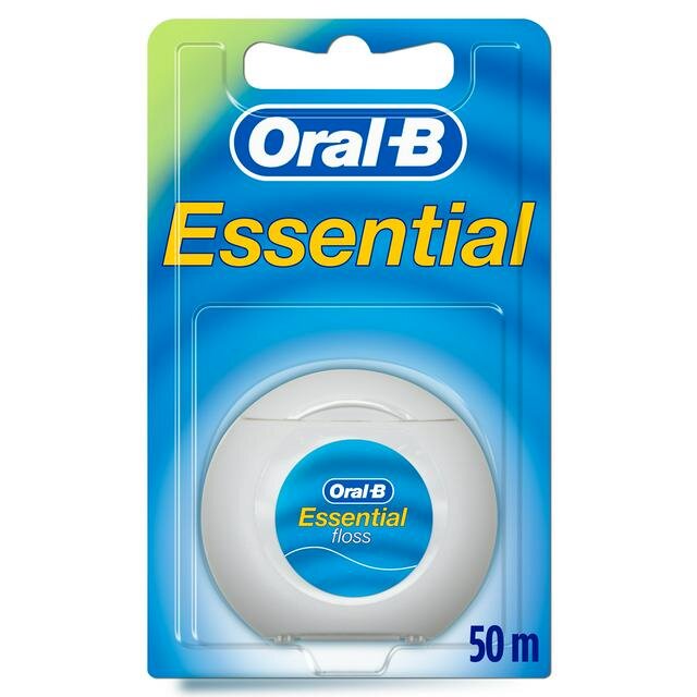 Oral-B ออรัลบี ไหมขัดฟัน เอสเซนเชียลฟรอส 50 เมตร Essential Dental Floss