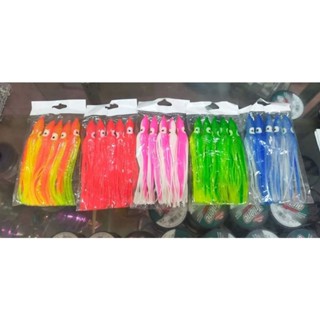 สเกิร์ตยาง ทรงปลาหมึก  ขนาดยาว 6นิ้ว อย่างดี แพ้คซองละ5ตัว ส…