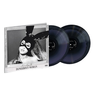 แผ่นเสียง Ariana Grande LP dangerous womanpurple + black swirl vinyl 2lp (สินค้าพรีออเดอร์) เก็บเงินปลาทางทักแชท