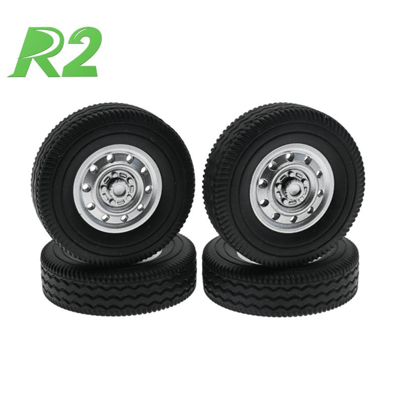 4 ชิ้นล้อยาง Tyre สําหรับ WPL D12 Mini 1/16 RC Drift รถบรรทุกรถอะไหล่อุปกรณ์เสริม