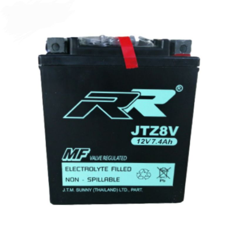 BATTERY RR JTZ8V,Z8 ,XMax300,แบตเตอรี่แห้ง 12V7.4Ah ราคา ถูกที่สุด ดีลบีเคเค แกลเลอรีภาพที่ 8