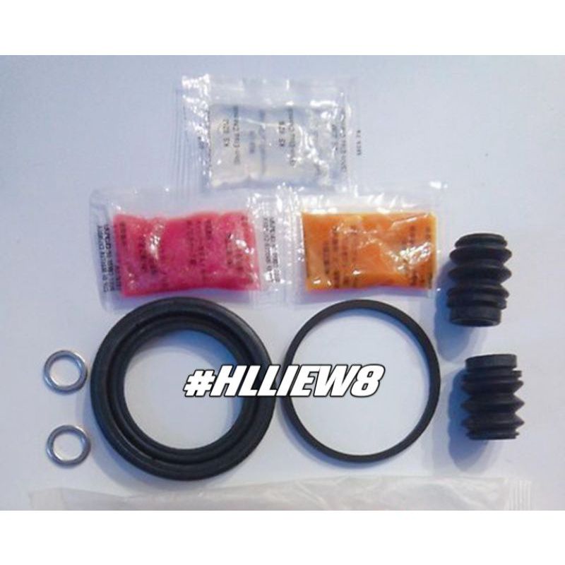 [ hlliew8 ] Honda Civic 1992 ~ 1995 EG6 EG9 SR3 SR4 B16A ชุดซีลซ่อมปั๊มคาลิปเปอร์เบรคหน้า