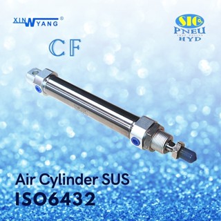 กระบอกลมแสตนเลส CF-16 : AIR CYLINDER SUS Bore 16 เทียบ SMC C85 Series ISO 6432