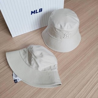 พร้อมส่ง MLB Basic W bucket hat หมวกปีก Logo NY รุ่นนี้ปีกหมวกกว้างกว่ารุ่นปกติ