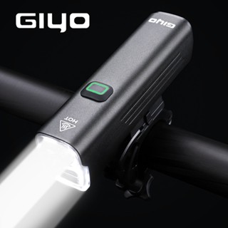 Giyo ไฟหน้าจักรยาน อลูมิเนียม 4800 MAh ชาร์จ USB กันฝน น้ําหนักเบา