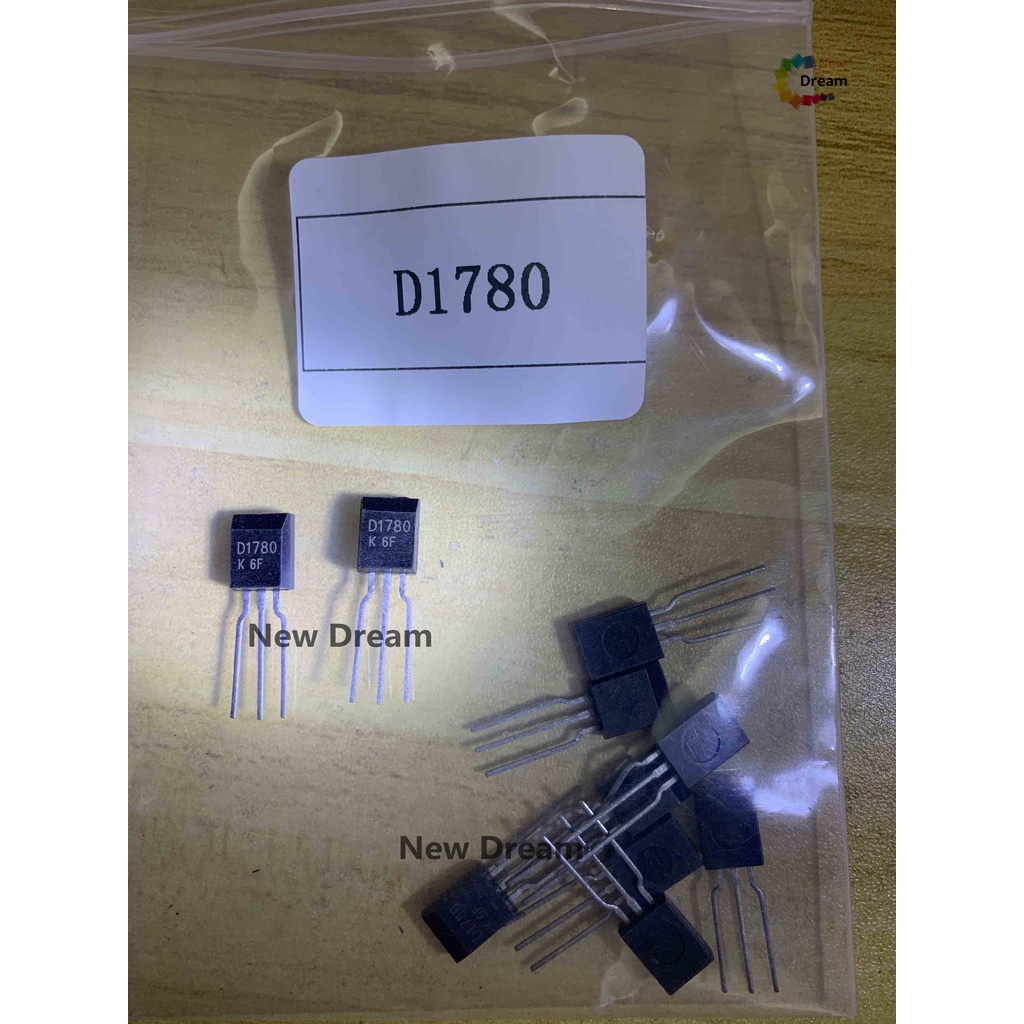 5pcs ใหม่ 2SD1780 TO-92L รถยนต์บอร์ดคอมพิวเตอร์ pin triode D1780 pxa8