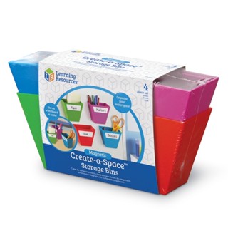 CREATE-A-SPACE (TM) MAGNETIC STORAGE BIN ที่จัดระเบียบ มีแม่เหล็กด้านใน แขวน ติด กับกระดานบอร์ดได้ค่ะ