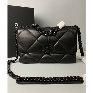 พร้อมส่ง New Chanel19 soblack flap bag(Ori)