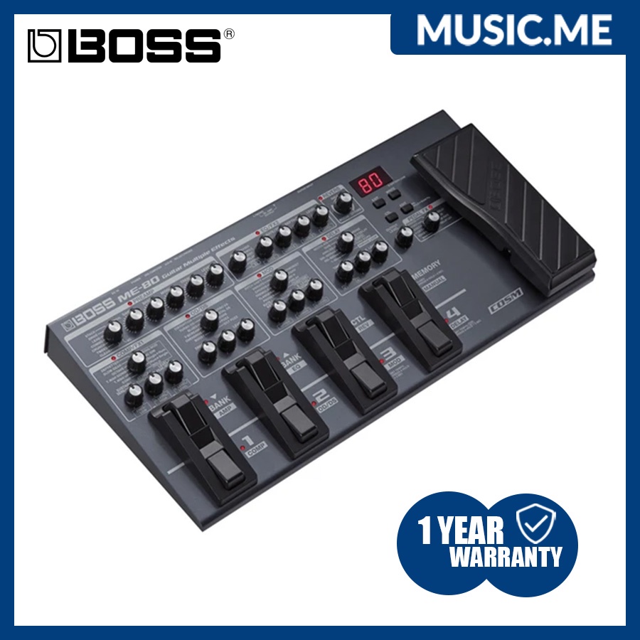 เอฟเฟคกีต้าร์ Boss ME-80 I ผ่อน0% นาน10เดือน