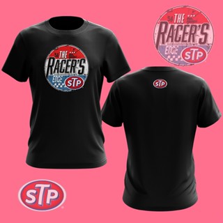 เสื้อยืดผ้าฝ้าย เสื้อยืด ลาย STP RACER สําหรับแข่งรถจักรยานยนต์กลางแจ้ง