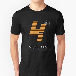 *ส่งจากไทย* เสื้อยืด พิมพ์ลาย Lando Norris สีดํา แฟชั่นฤดูร้อน สําหรับผู้ชาย