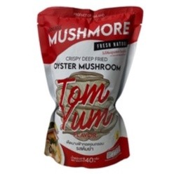 เห็ดนางฟ้า ทอดอบกรอบ มัชมอร์ Mushmore Crispy Deep Fried Oyster Mushroom 40g สูตรเจ กดเลือกรสชาติ 1 ซอง/บรรจุ 40g