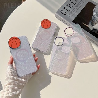 เคสโทรศัพท์มือถือแบบใส กันกระแทก แต่งกลิตเตอร์ ระยิบระยับ หรูหรา สําหรับ iPhone 14 13 12 11 Pro Max 12pro