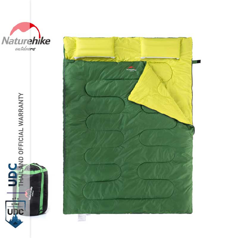 [ประกันศูนย์ | แท้100%] Double Sleeping Bags With Pillows Sleeping Bag ถุงนอน [Warranty by Naturehike Thailand]
