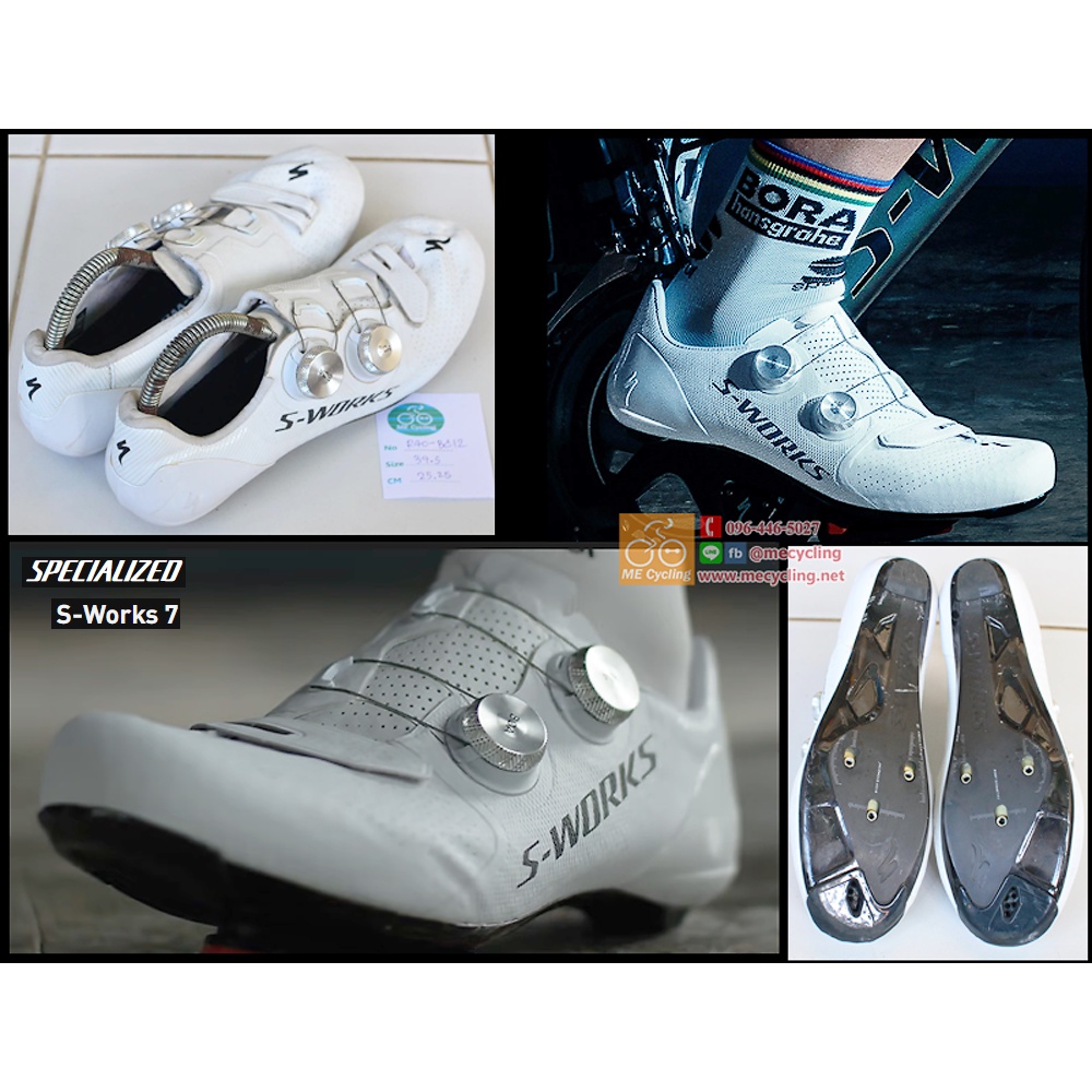 รองเท้าจักรยาน SPECIALIZED S-WORKS 7 WHITE 39.5