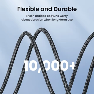 Ugreen USB C to Micro B 3.0 สายเคเบิ้ล 5Gbps 3A Fast Sync Cord สําหรับ Macbook ฮาร์ดดิสก์ไดรฟ์ HDD SSD เคส USB Type C Micro B สายเคเบิ้ล