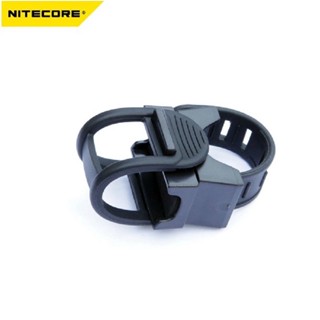 Nitecore อุปกรณ์เมาท์ขาตั้งยาง หมุนได้ 360 องศา ปรับได้ สําหรับวางไฟฉายติดรถจักรยาน