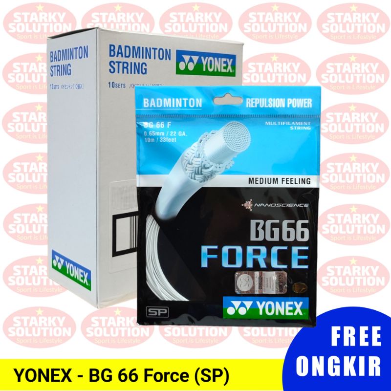 สายไม้แบดมินตัน YONEX BG 66 FORCE BG66 Force Original - SP