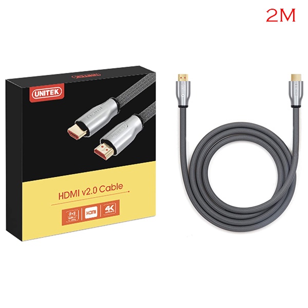 สายสัญญาณ HDMI TO HDMI V2.0 4K UNITEK รุ่น Y-C138RGY สายยาว 2 เมตร