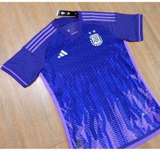 เสื้อฟุตบอล อาร์เจนติน่า Argentina 2022/23 เกรดนักเตะ (Player)  Argentina Away Kit Fooball Jersey Kit Mens Football