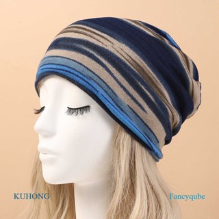 KUHONG Men WomenThin Knitted Hats Skullies Beanies Flannel Warm Bonnet Unisex Multifunction Hedging Cap