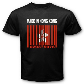 เสื้อยืดแฟชั่น พิมพ์ลายธงจีน MADE IN HONG KONG Y61 สําหรับผู้ชาย