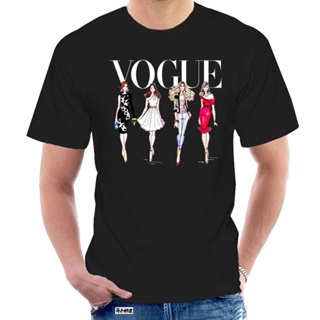 เสื้อยืดลําลอง ผ้าฝ้าย 100% พิมพ์ลาย Vogue Sex and the City แฟชั่นยอดนิยม สําหรับผู้ชาย 3074Z