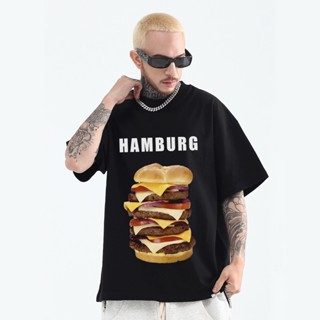 Hamburg TShirt for Men Women Inspired Cotton Trendy Loose Clothing Oversize Tee Shirts Swag Topเสื้อยืด