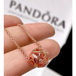 [พร้อมส่งที่ไทย]Pandora สร้อยคอ เงิน925  ของแท้ 100%