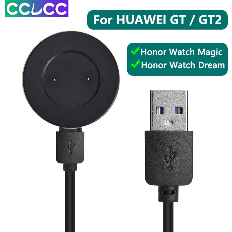Cclcc สายชาร์จ USB 100 ซม. สําหรับ Huawei Watch GT Classic Sport GT2 GT 2e Honor Watch Magic 2 Honor Watch Dream